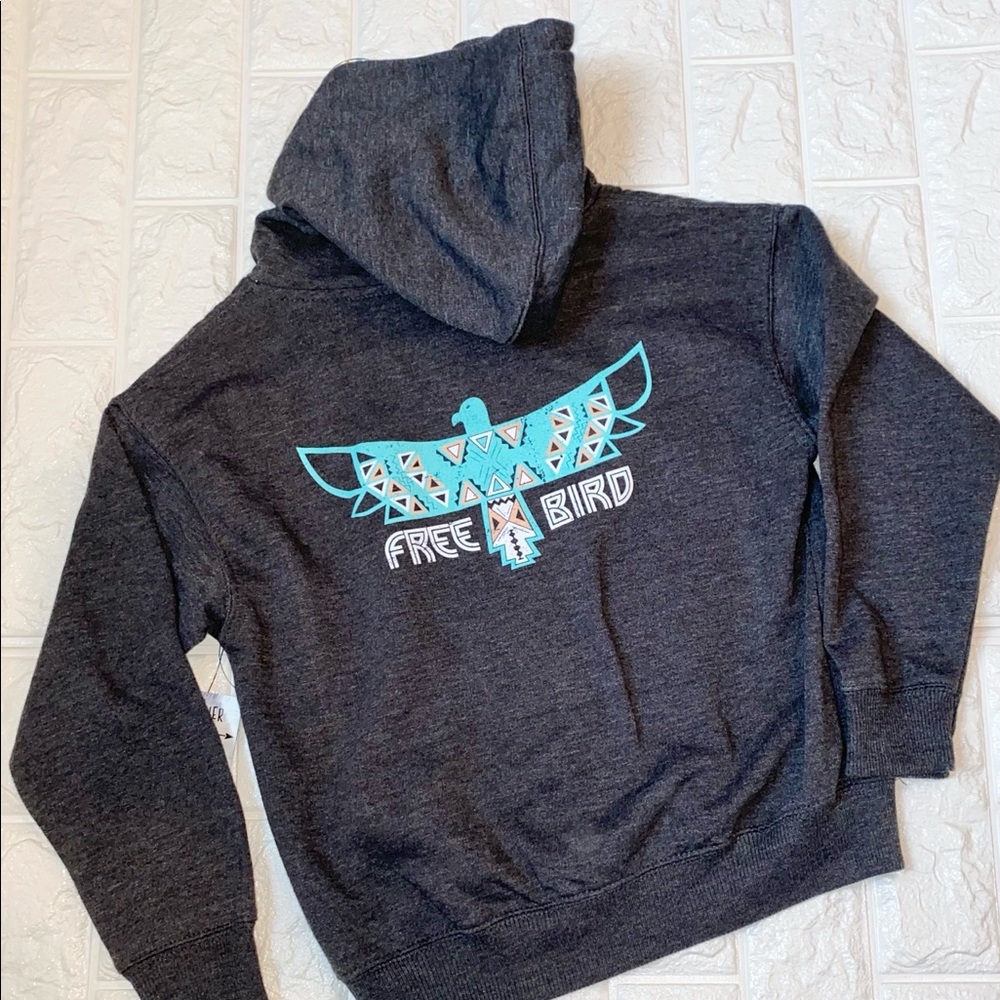 NEW hoodie feather 4 Arrow grey hoodie
